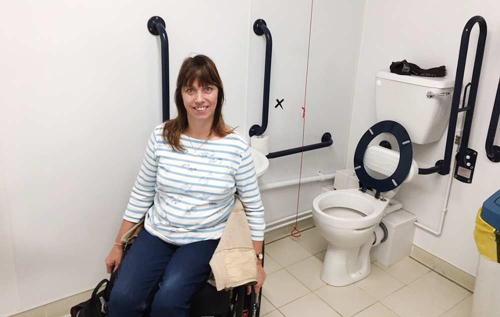 WATERSIDE’S REFURBISHED ‘ALL ACCESS’ CHANGING FACILITY MUCH WELCOMED