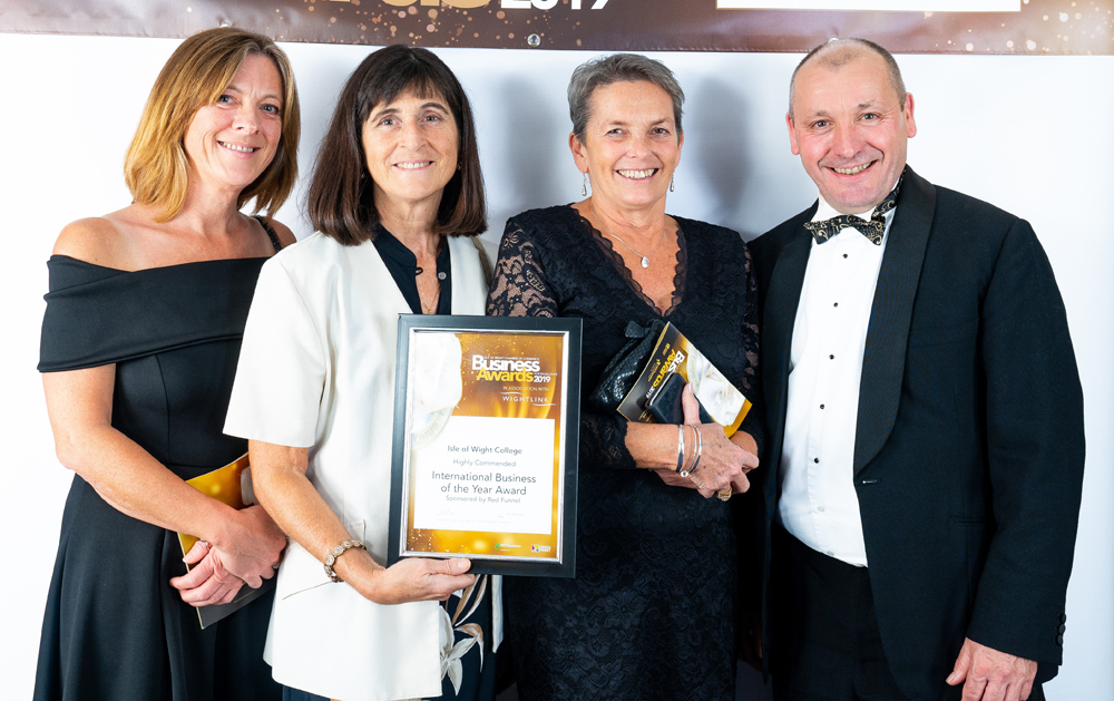 COLLEGE PICKS UP HIGHLY COMMENDED AWARD FOR INTERNATIONAL BUSINESS OF THE YEAR