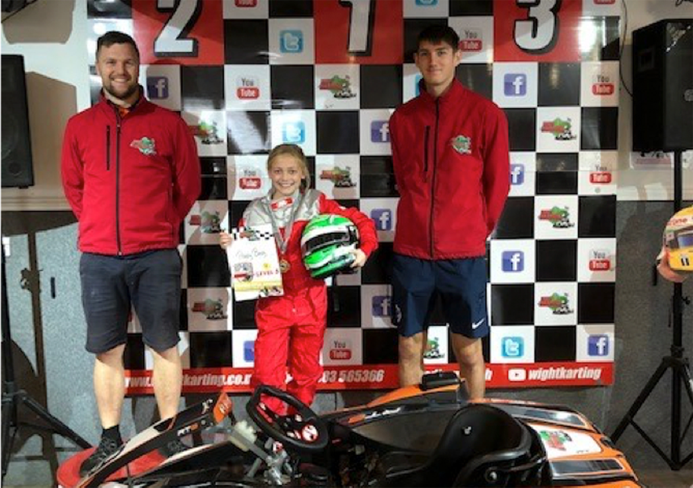 10-YEAR-OLD POPPY NAMED STAR OF THE WEEK AT WIGHTKARTING