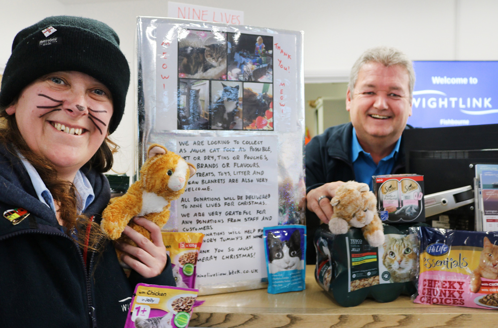 CHRISTMAS CHEER FOR ISLE OF WIGHT CATS – FROM WIGHTLINK