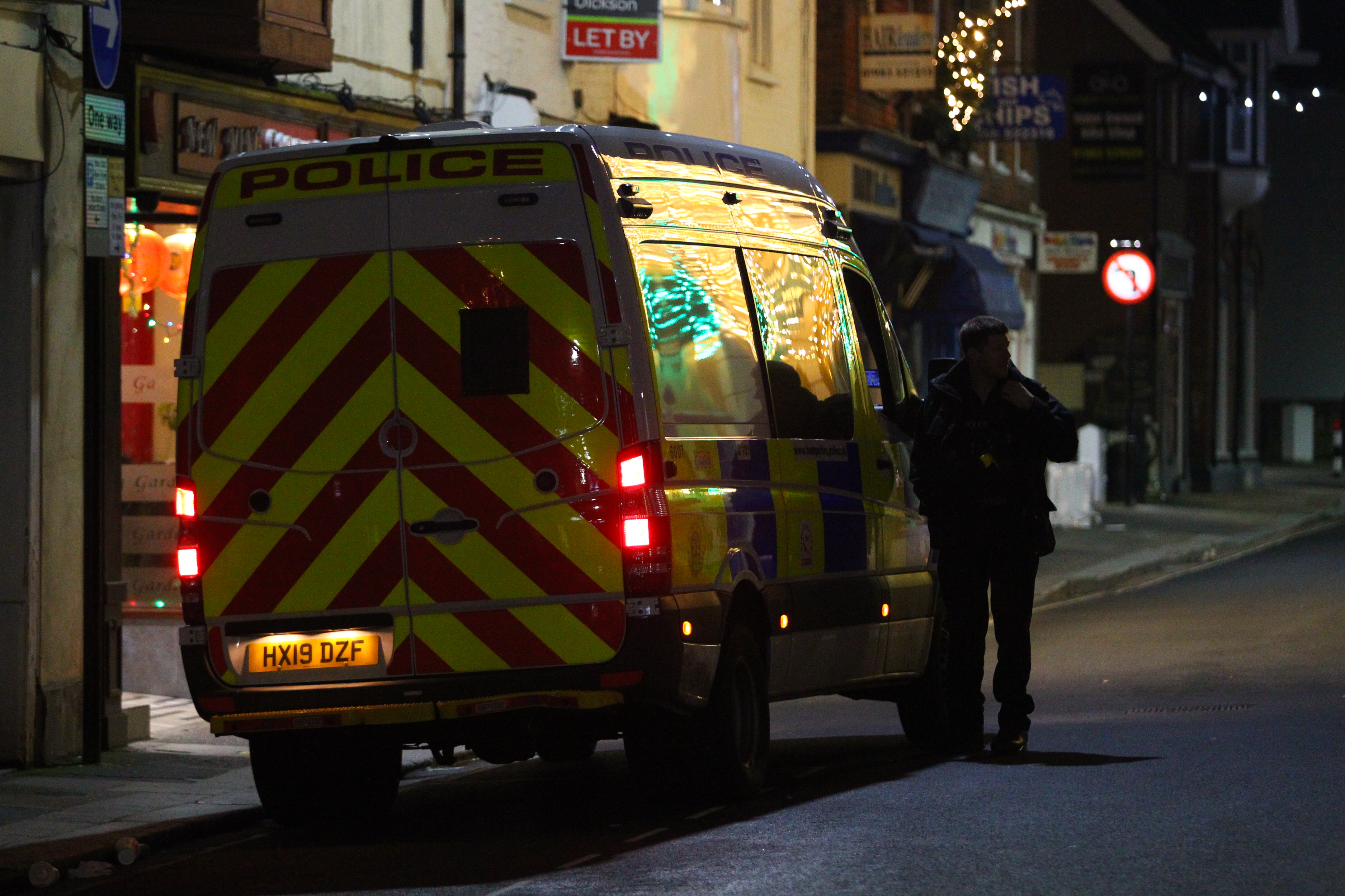 POLICE SWARM NEWPORT IN LATE NIGHT SEARCH