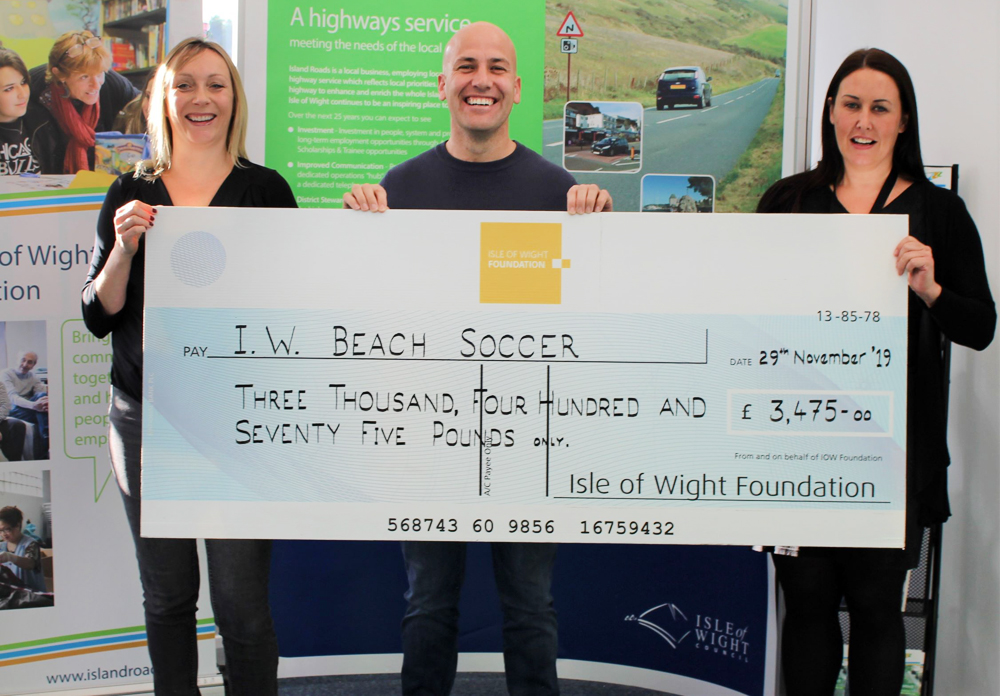 FOUNDATION SUPPORT BEACH SOCCER GOALS IN 2020