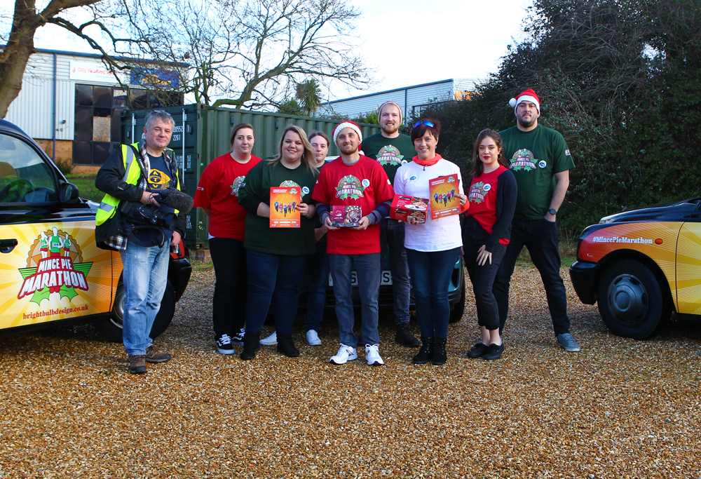MINCE PIE MARATHON RAISES £3000 FOR LOCAL CHARITY