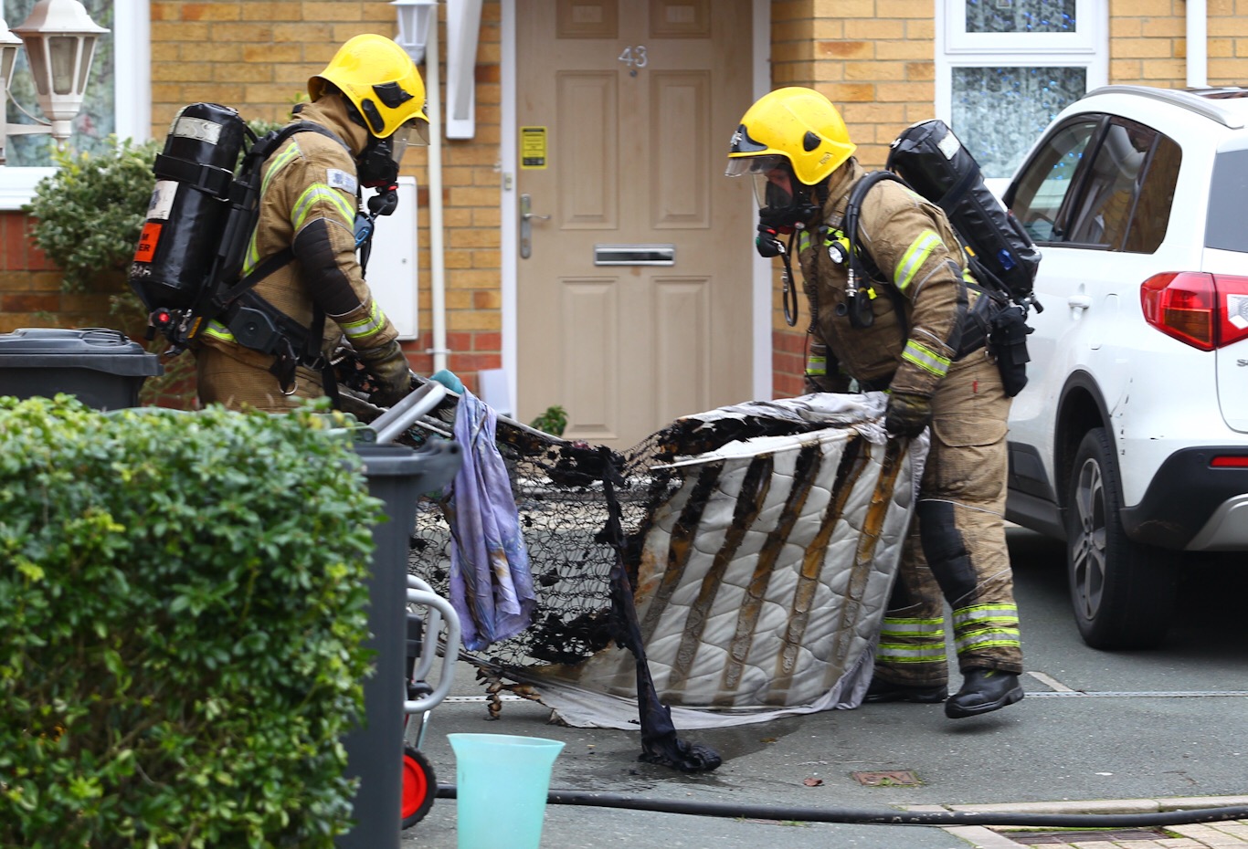 FAMILY TREATED FOR SMOKE INHALATION AS BEDROOM FIRE BREAKS OUT IN RYDE