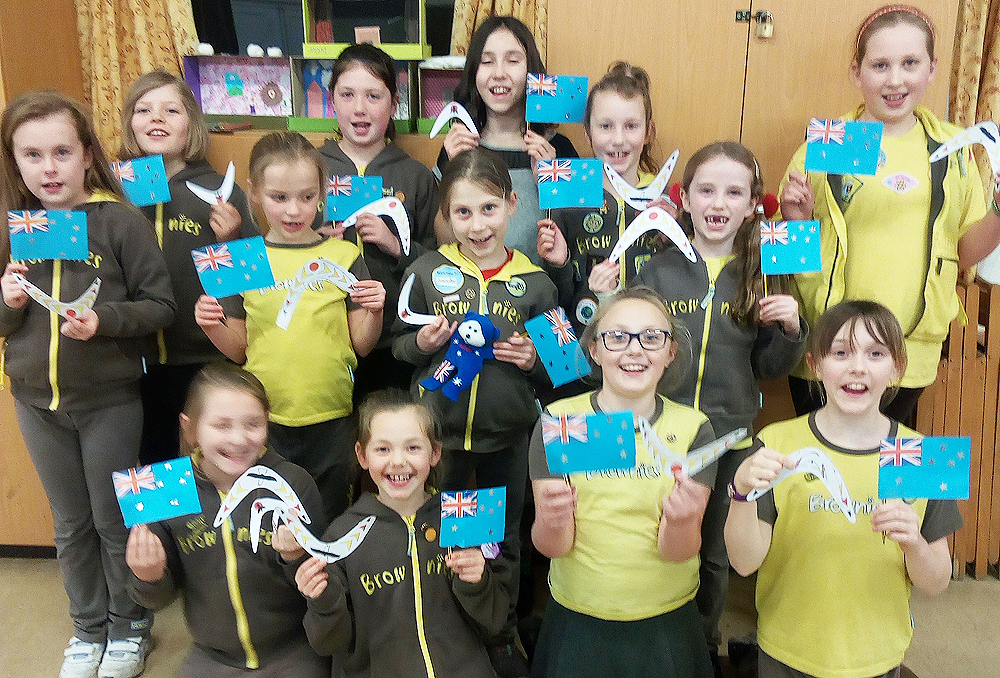 ISLE OF WIGHT GIRLGUIDES HELP THOSE DOWN UNDER AFTER DEVASTATING BUSH FIRES