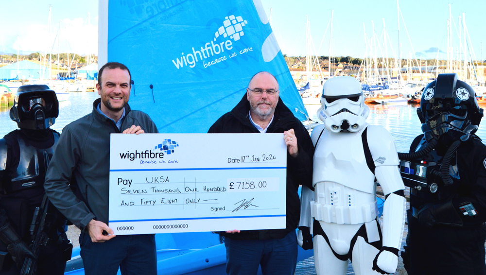 WIGHTFIBRE STAR WARS CHARITY PREMIERE EVENT RAISES OVER £7,000 FOR UKSA