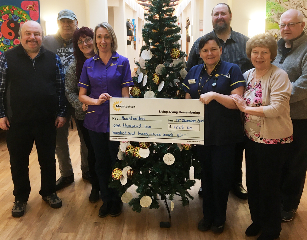 ROCK AND ROLL FUNDRAISER GENERATES £1,223 FOR MOUNTBATTEN