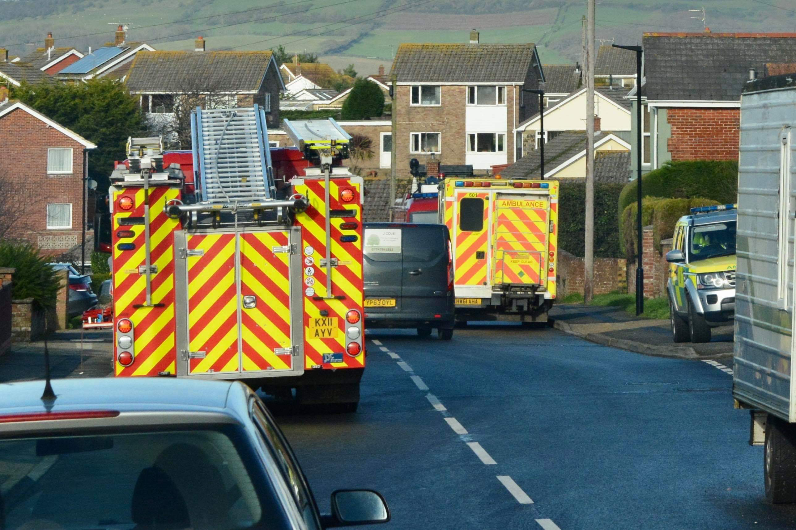 FIREFIGHTERS RESPOND TO ‘PERSONS REPORTED’ HOUSE FIRE IN SHANKLIN