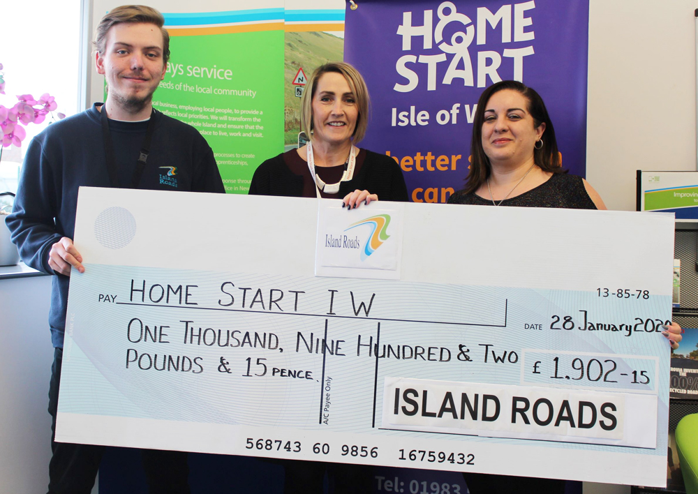 CHARITY BEGINS AT HOME-START FOR ISLAND ROADS STAFF