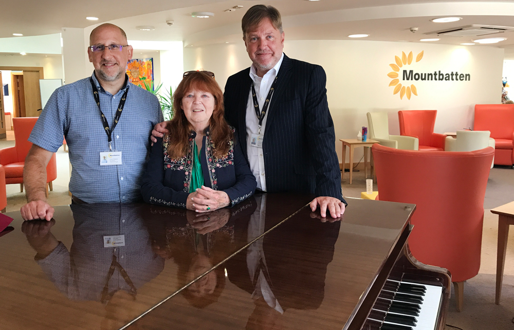 PIANO OWNED BY MOODY BLUES MUSICIAN GIVEN TO MOUNTBATTEN