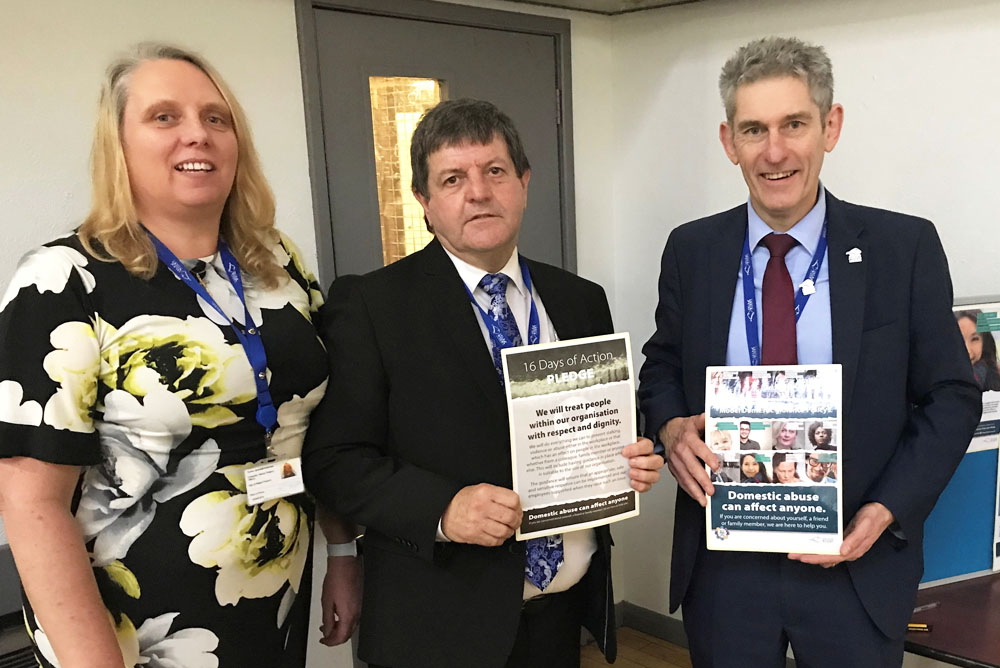 CAMPAIGN LAUNCHED TO TACKLE DOMESTIC VIOLENCE AND ABUSE IN THE WORKPLACE