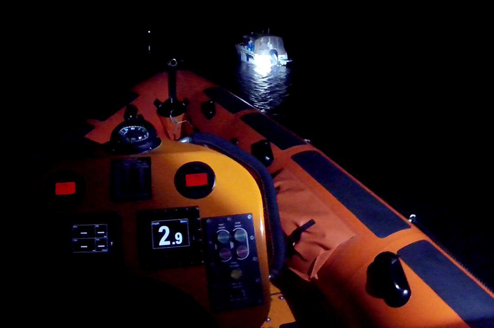 LYMINGTON RNLI’S FIRST SHOUT OF THE YEAR SEES LIFEBOAT RESPOND TO NEWTOWN