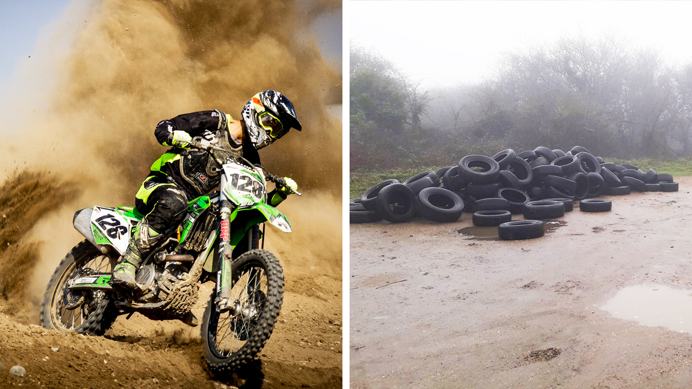 100 TYRES TO BE PUT TO GOOD USE BY MOTOXIOW FOR THEIR NEW MOTOCROSS TRACK
