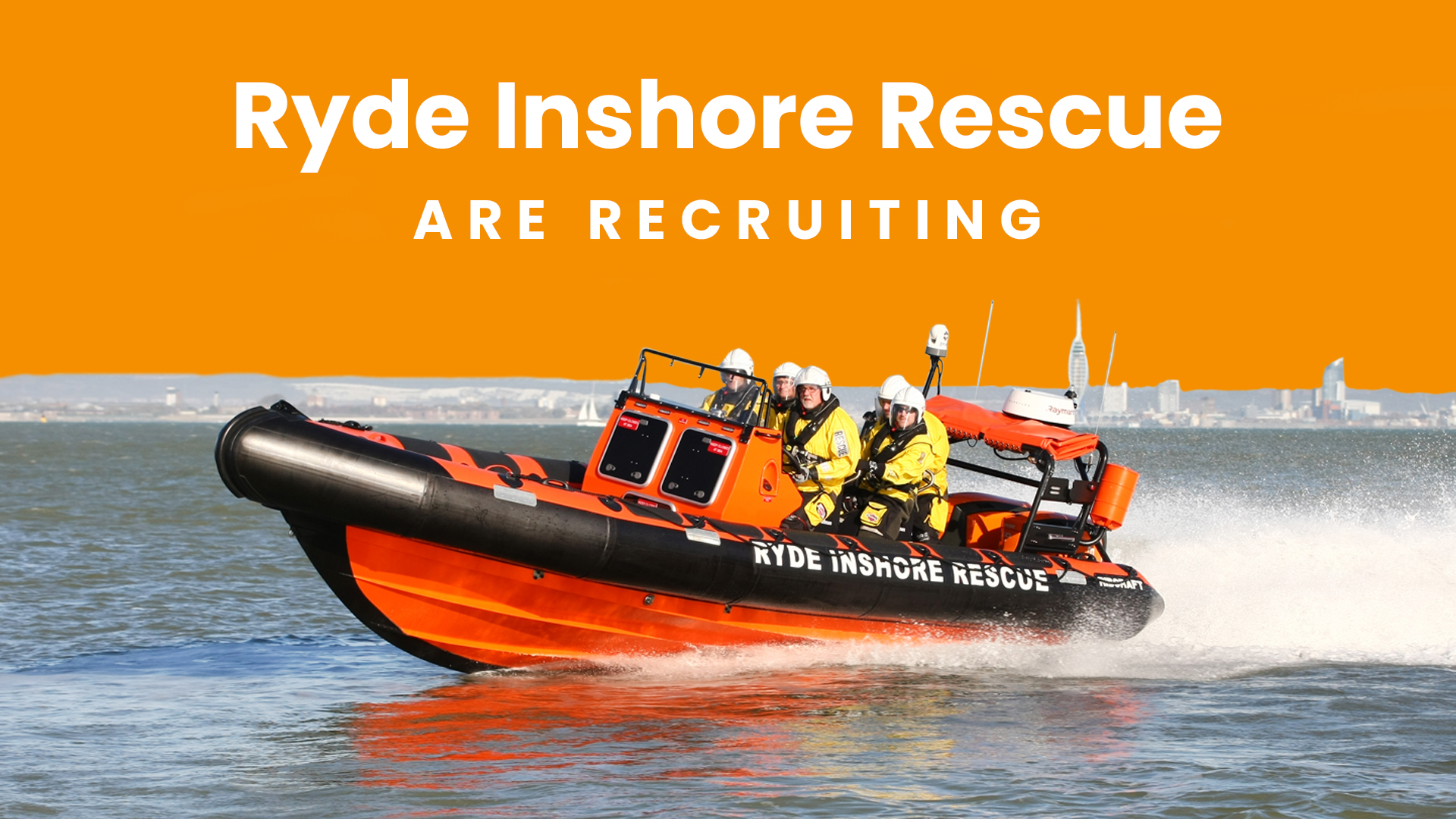 NEW YEAR, NEW VOLUNTEERING OPPORTUNITY? RYDE INSHORE RESCUE ARE RECRUITING