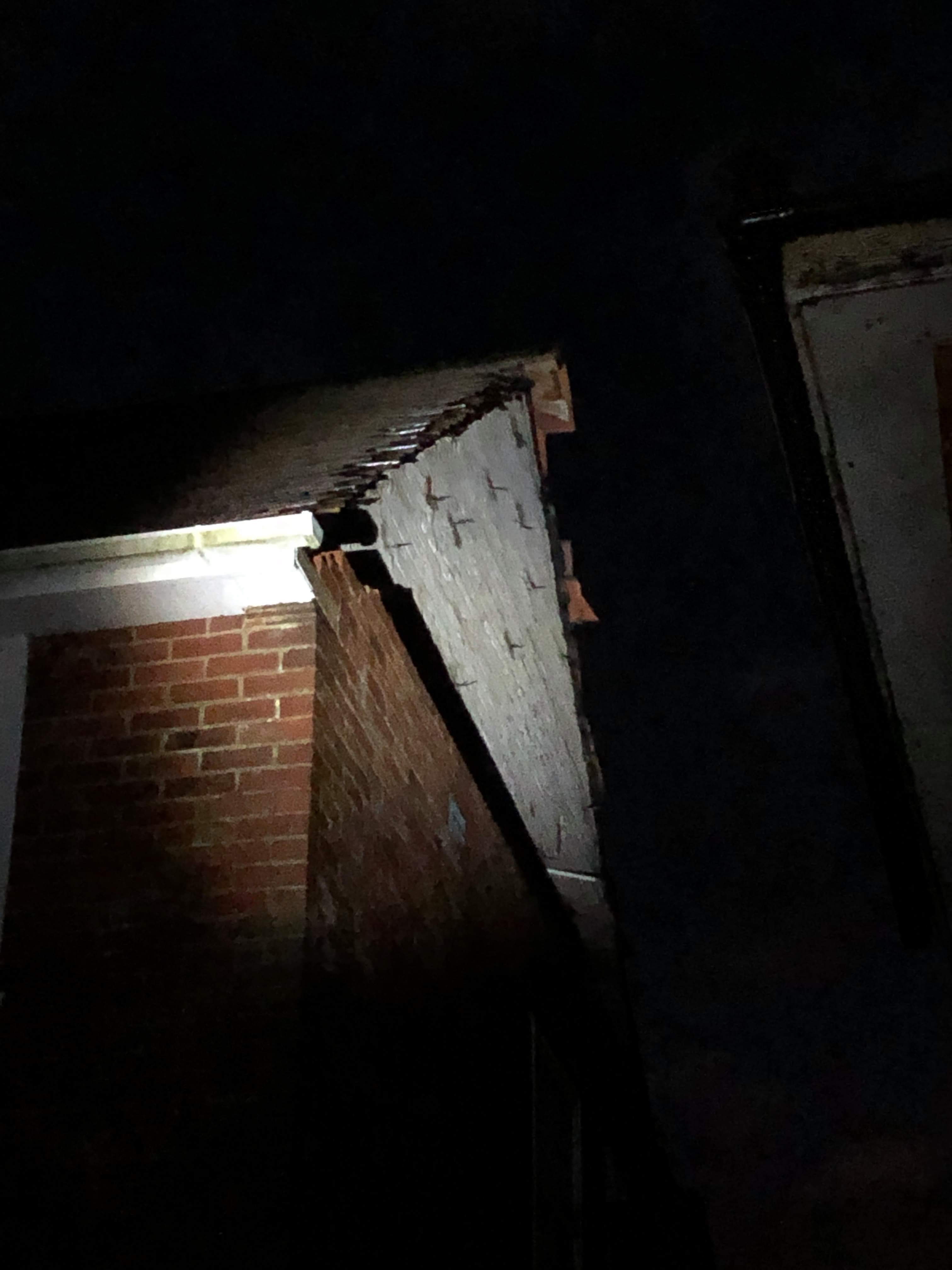 HOUSE IN NEWPORT DAMAGED BY STORM CIARA