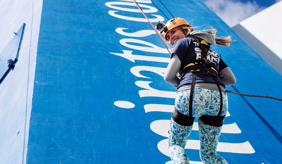 ABSEIL DOWN THE SPINNAKER TOWER IN AID OF AGE UK ISLE OF WIGHT