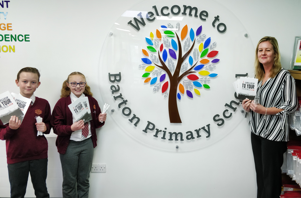 CHAMBER’S STATIONERY DISCOVERY BENEFITS BARTON PRIMARY SCHOOL
