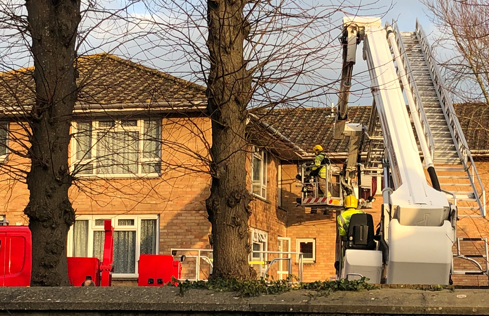 FIRE SERVICE CALLED IN TO ASSIST POLICE WITH REMOVAL OF BODY