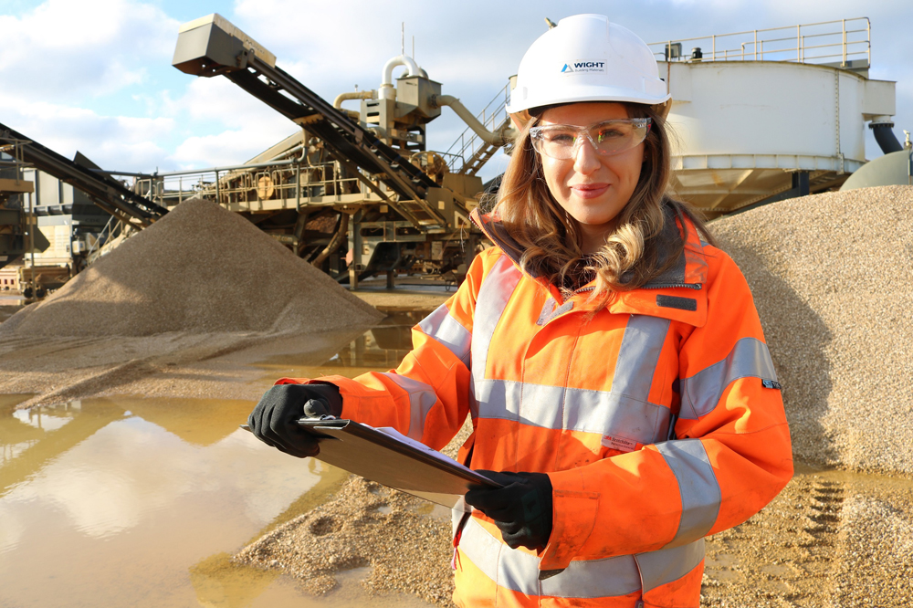 WIGHT BUILDING MATERIALS APPRENTICE URGES MORE WOMEN TO CONSIDER ENGINEERING CAREERS