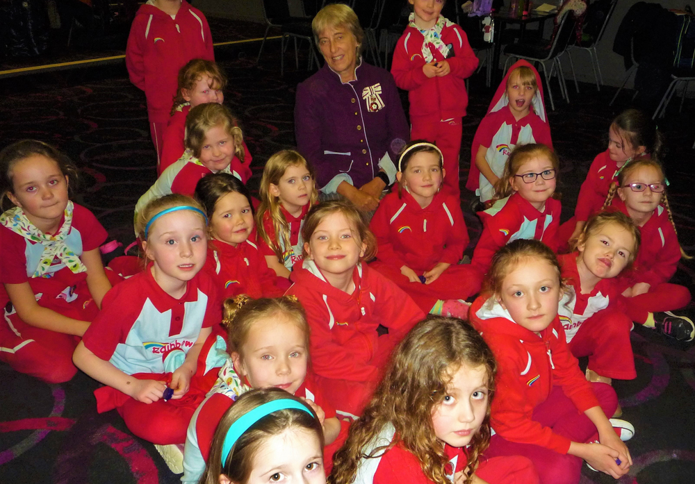GIRLGUIDES CELEBRATE WORLD THINKING DAY ON THE ISLE OF WIGHT