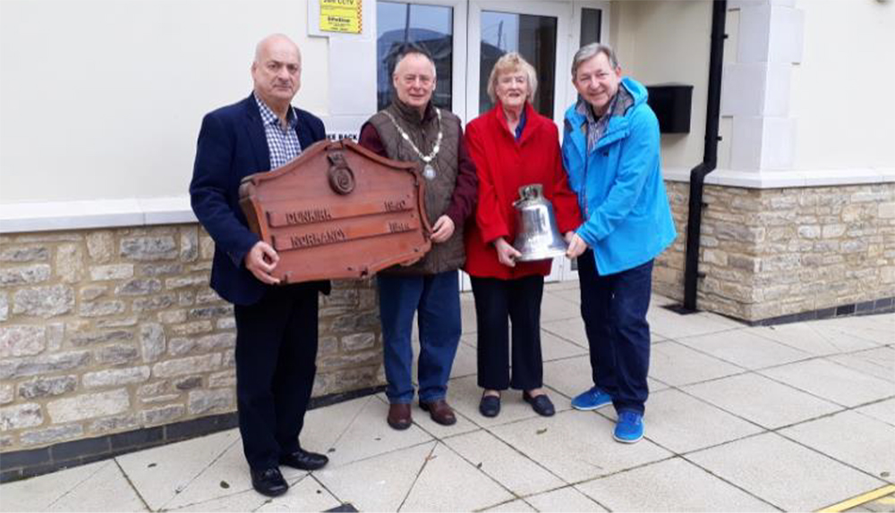 BELL OF HMS SANDOWN BRINGS BACK ‘BLIGHTY’ MEMORIES