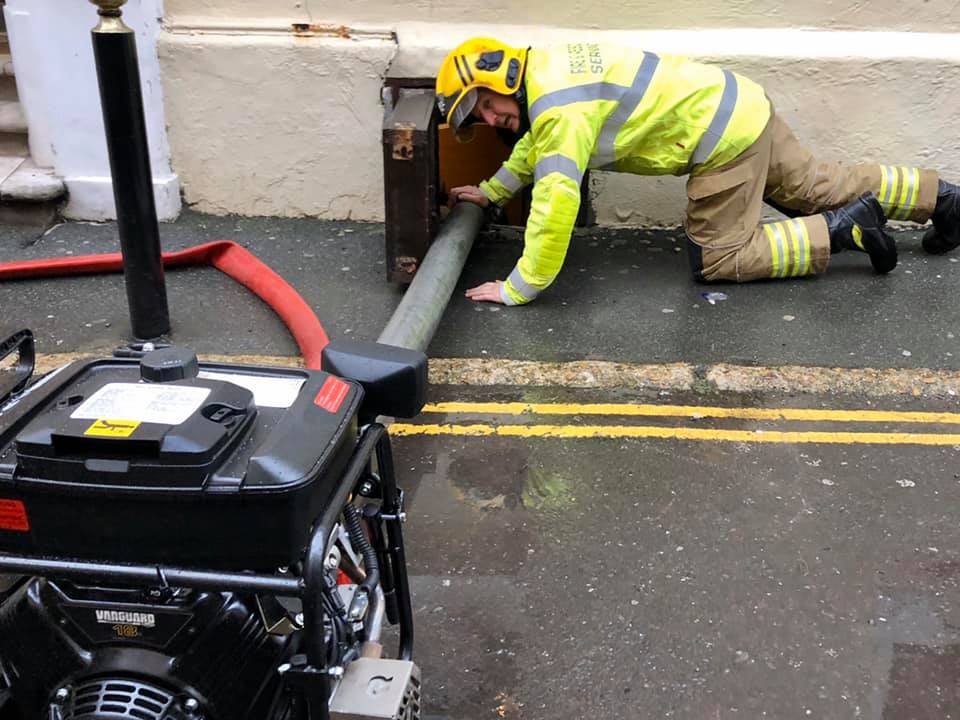 FIREFIGHTERS CALLED TO PUMP OUT FLOOD WATER FROM HOTEL IN YARMOUTH