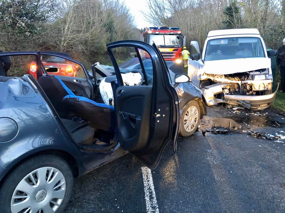 MAN AND WOMAN INJURED IN 3 VEHICLE CRASH NEAR YARMOUTH