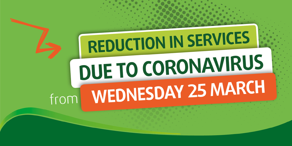 SOUTHERN VECTIS INTRODUCES REVISED TIMETABLE DUE TO CORONAVIRUS IMPACT