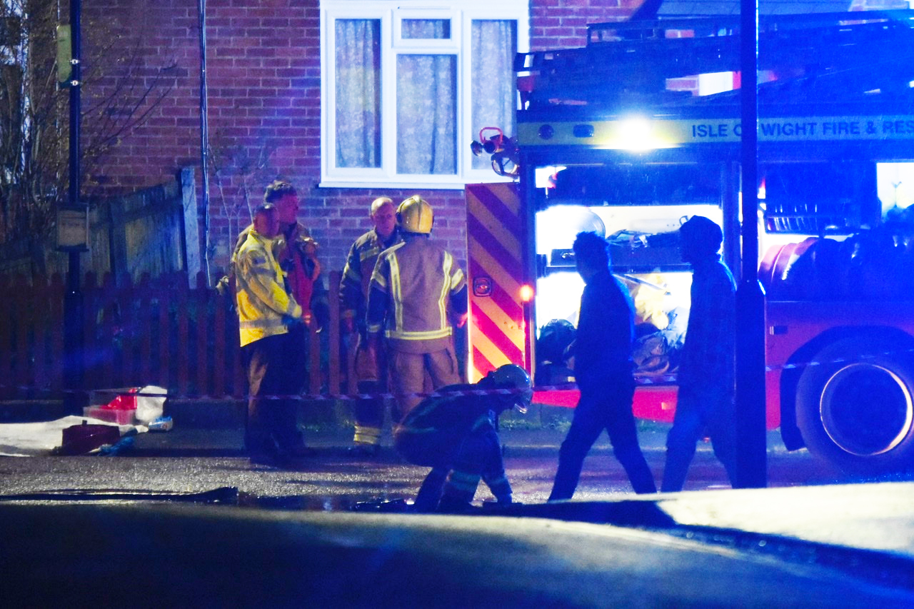 BEDROOM FIRE TACKLED IN NEWPORT