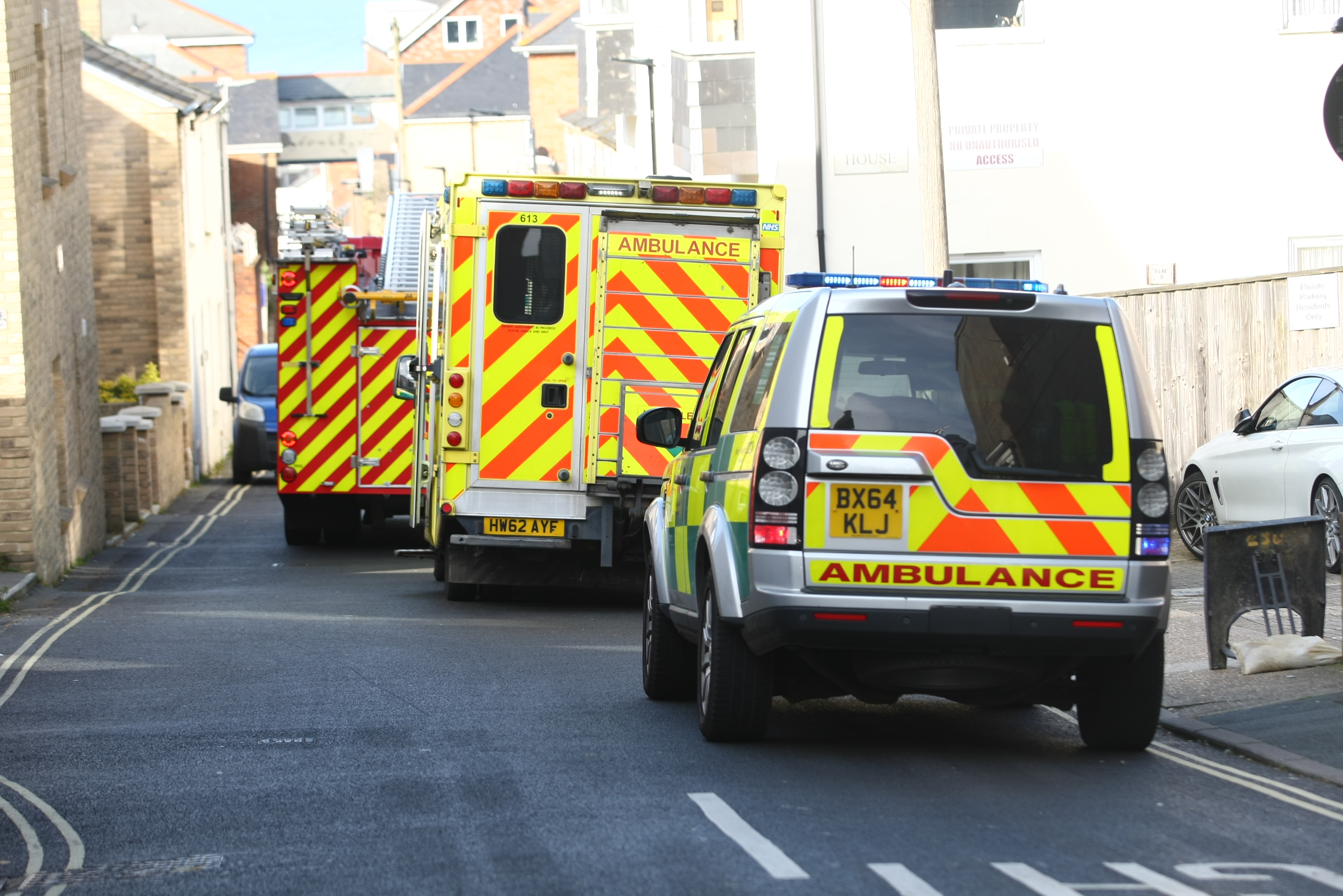 PERSONS FEARED TRAPPED IN RYDE FLAT FIRE