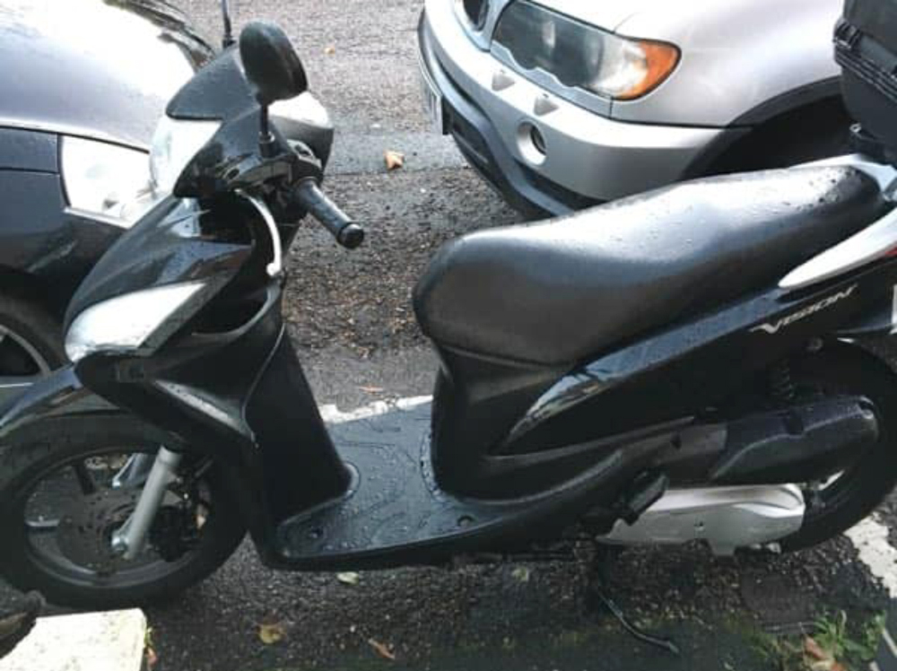 MOTORCYCLE STOLEN FROM OUTSIDE HOME IN NEWPORT