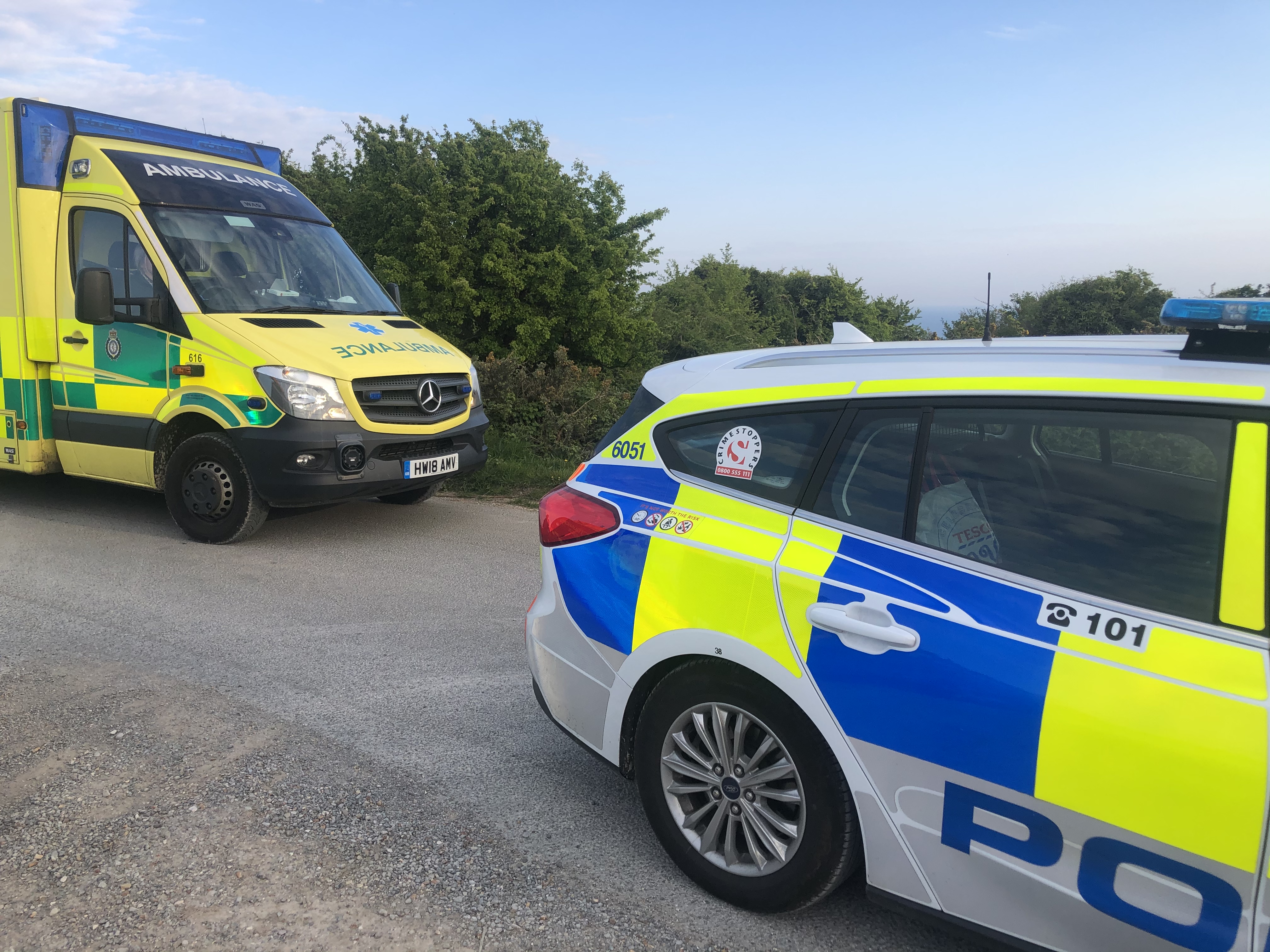 POLICE AND COASTGUARD ATTEND CONCERN FOR WELFARE INCIDENT AT CULVER