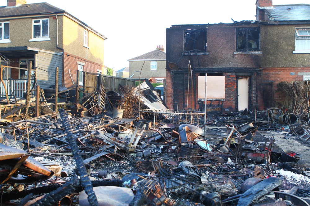 GLASS BOTTLE IDENTIFIED AS LIKELY CAUSE OF RYDE GARDEN BLAZE