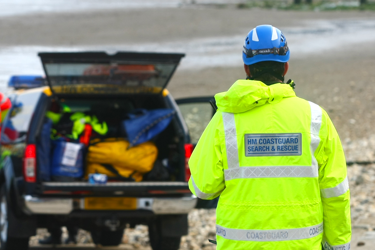HM COASTGUARD WORKING HARD TO KEEP YOU SAFE AT THE COAST