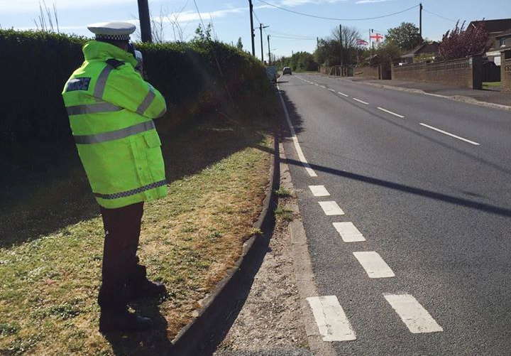 POLICE GET OUT THE SPEED GUN AS RESIDENTS RAISE CONCERNS OVER MOTORISTS