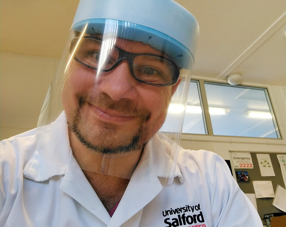 PROSTHETICS AND ORTHOTICS STUDENT HELPS ISLE OF WIGHT’S PPE BATTLE