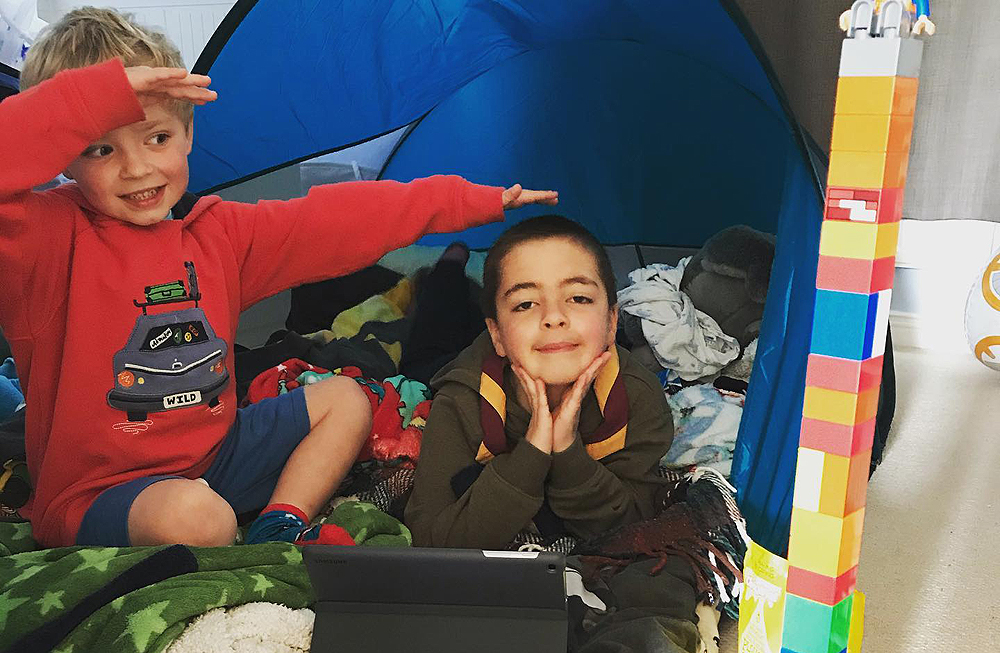 ISLAND SCOUTS TAKE PART IN NATIONAL ‘CAMP AT HOME’ EVENT