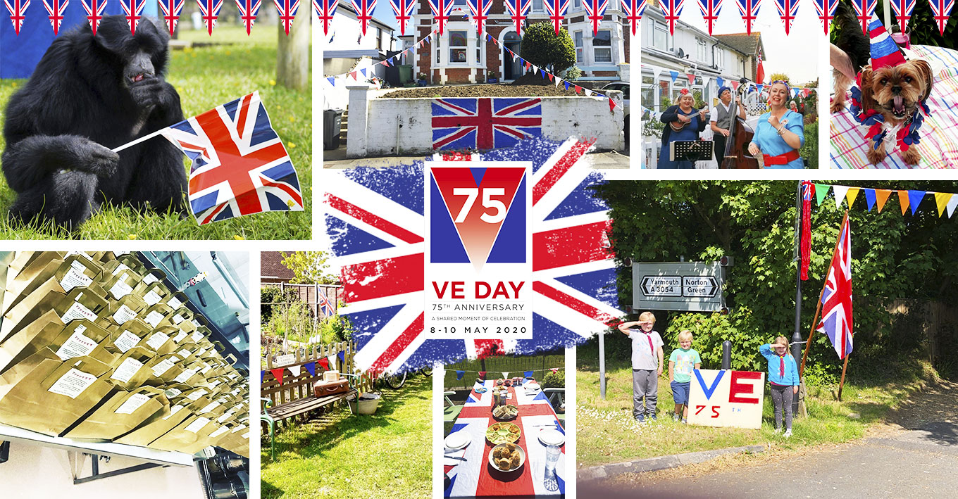 RED, WHITE & BLUE: ISLAND COMES TOGETHER TO CELEBRATE VE DAY 75 IN STYLE