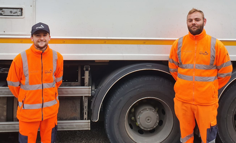 WASTE COLLECTION CREW PRAISED FOR HELPING RESIDENT AFTER FALL