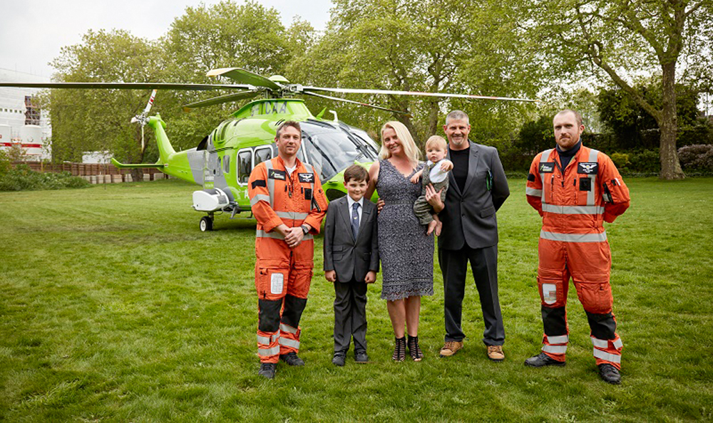 BLAIZE’S BIRTHDAY A HAPPY MILESTONE AFTER CHILDREN’S AIR AMBULANCE’S LIFE-SAVING MISSION