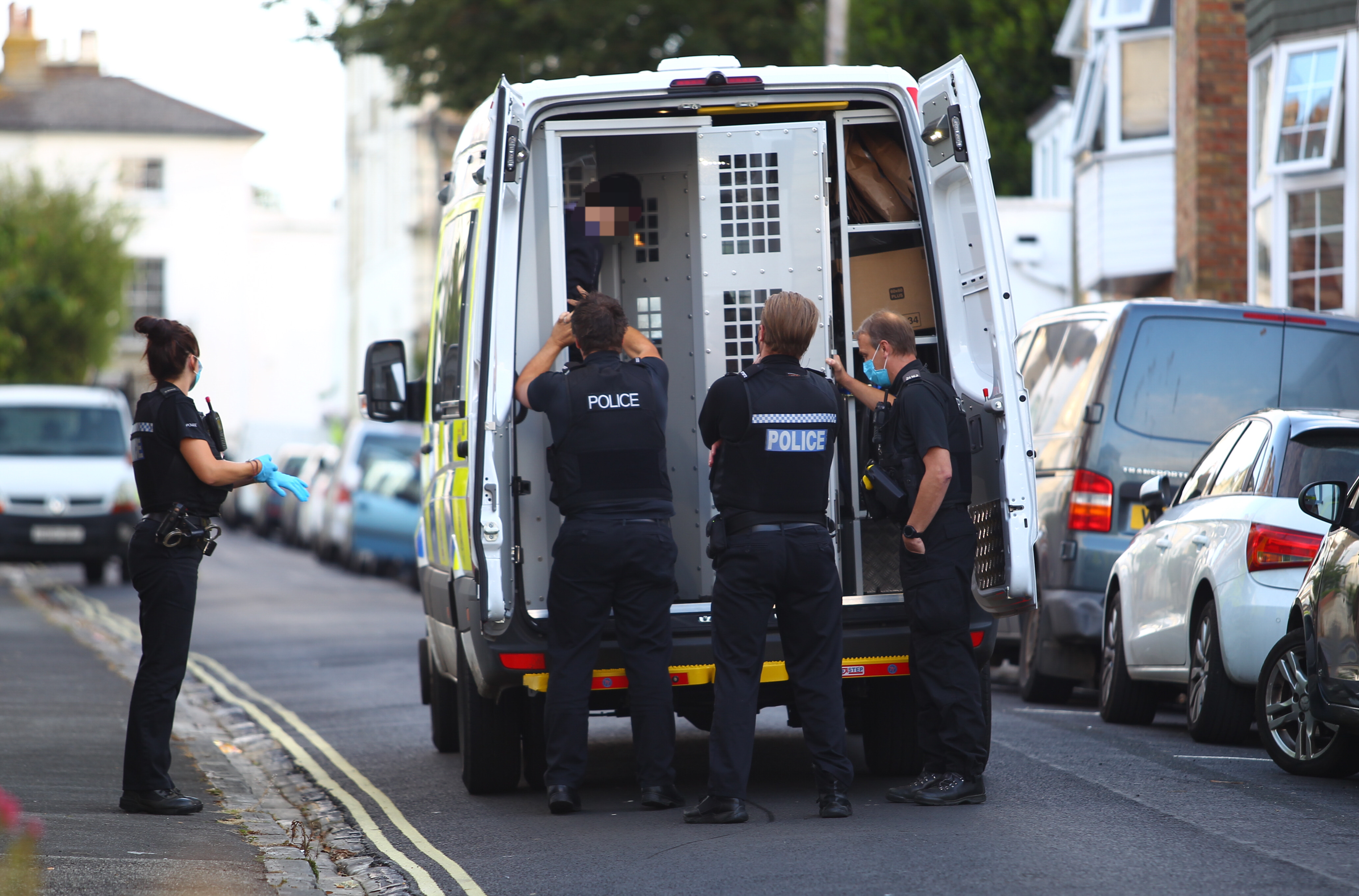 TOWN CENTRE CORDONED OFF AFTER SERIOUS ASSAULT