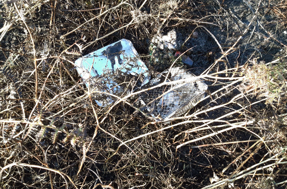 CARELESSLY DISCARDED DISPOSAL BBQS BLAMED FOR STARTING ALUM BAY BLAZE