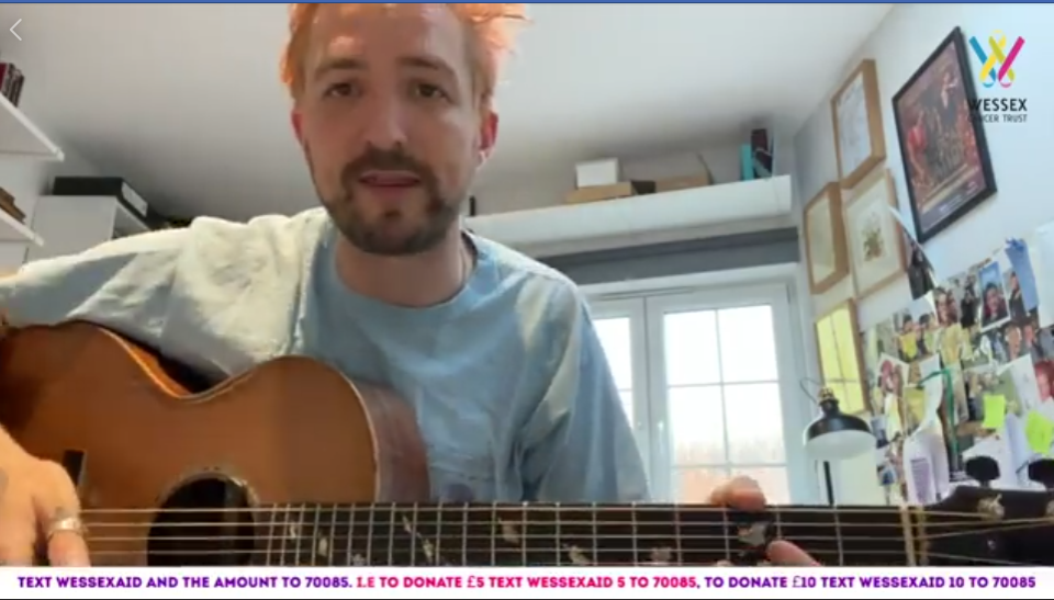 WESSEX AID ONLINE CONCERT RAISES £1,200 TO DATE