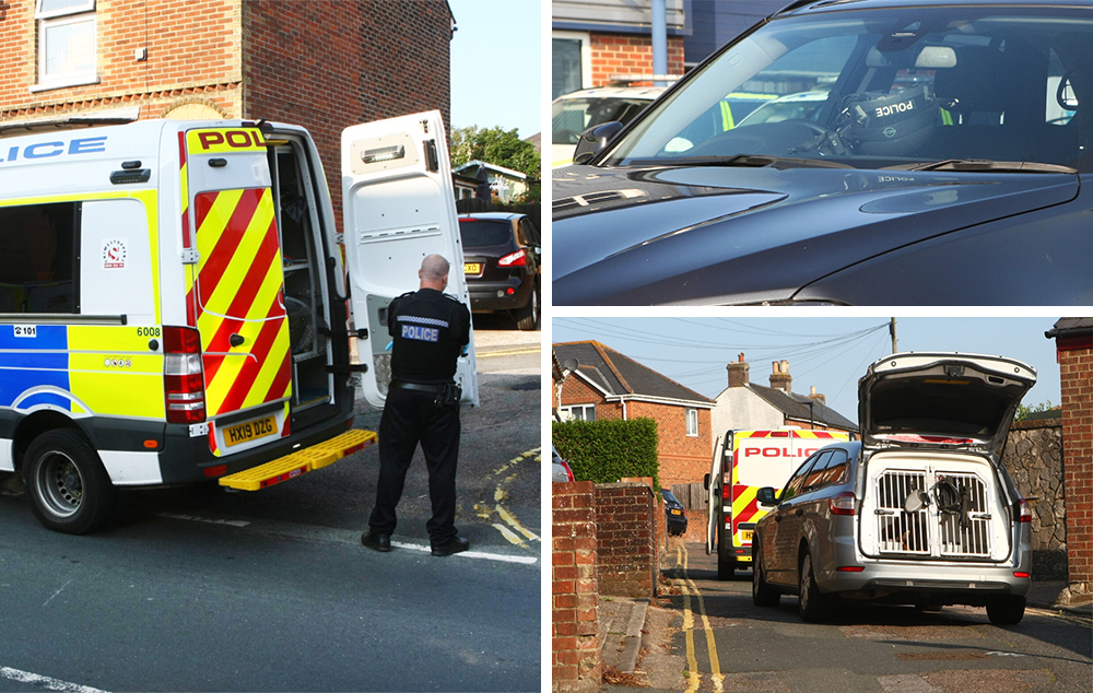ARMED POLICE CONDUCT EARLY MORNING DRUGS RAID IN NEWPORT