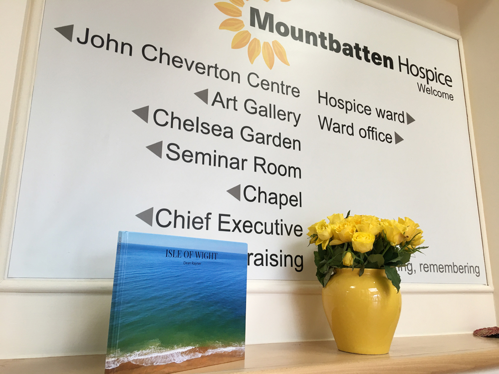 ISLE OF WIGHT PHOTOBOOK DONATED TO MOUNTBATTEN FOR PATIENTS AND VISITORS