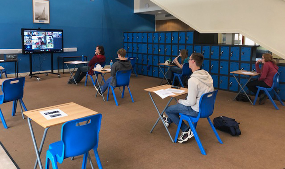 COWES STUDENTS LAND OPPORTUNITY WITH EUROPEAN SPACE AGENCY ASTRONAUTS