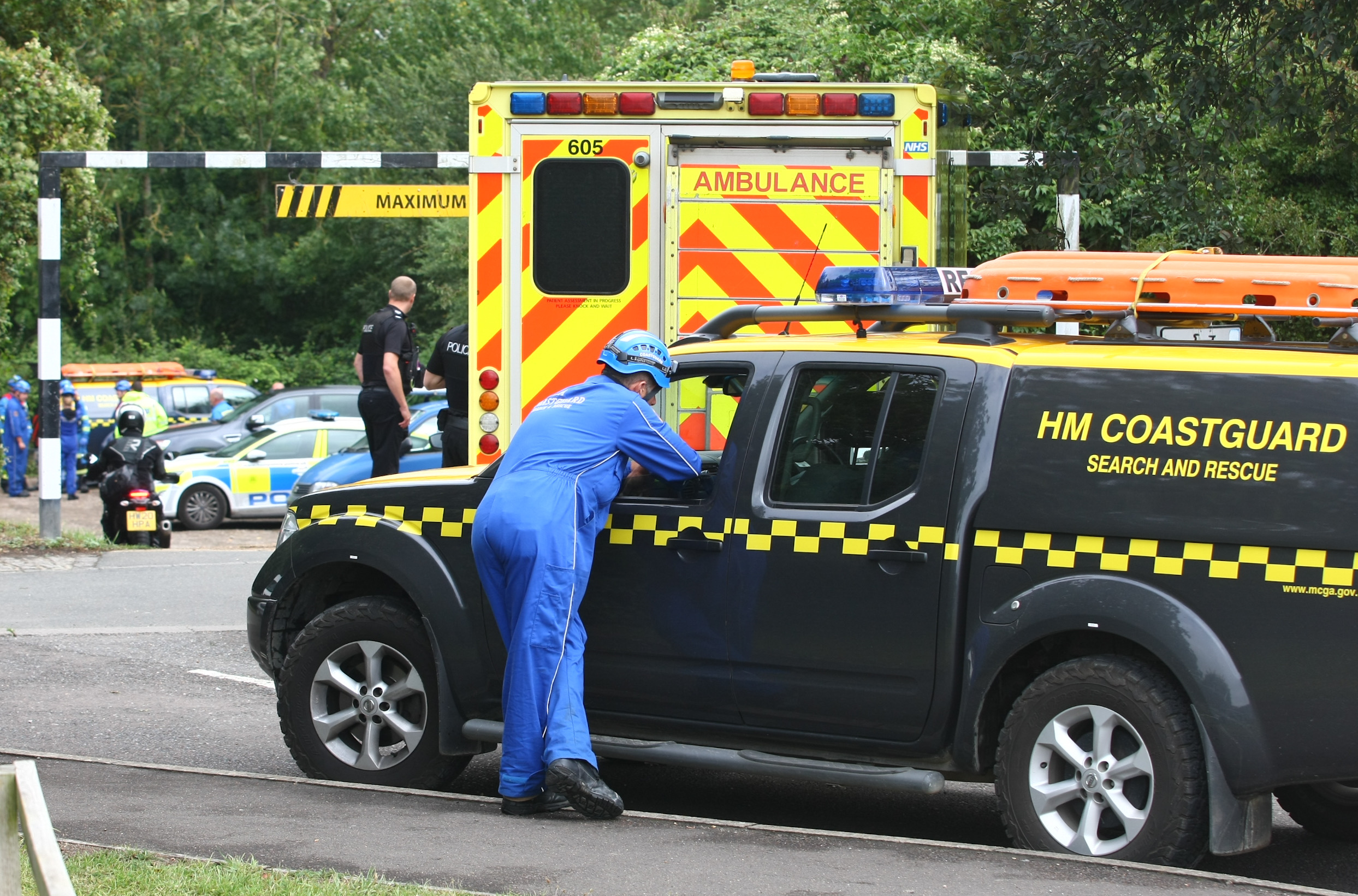 MAN FOUND FOLLOWING RIVERSIDE SEARCH IN NEWPORT