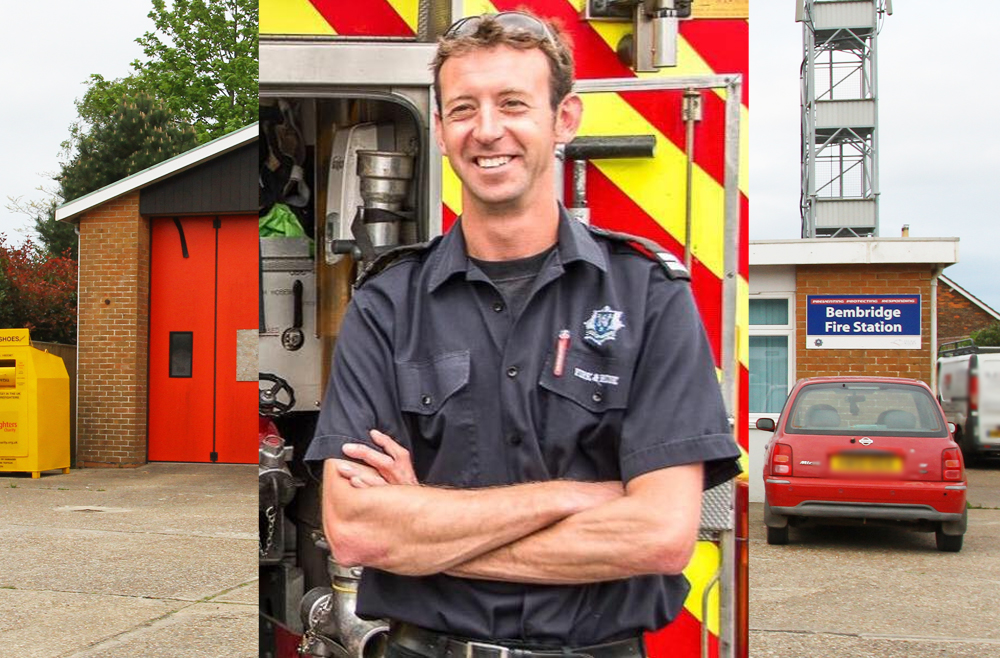 DEDICATED BEMBRIDGE FIREFIGHTER LEAVING THE SERVICE AFTER 16 YEARS