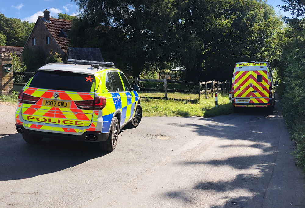 31-YEAR-OLD ARRESTED AFTER DISTURBANCE ON QUIET COUNTRY LANE