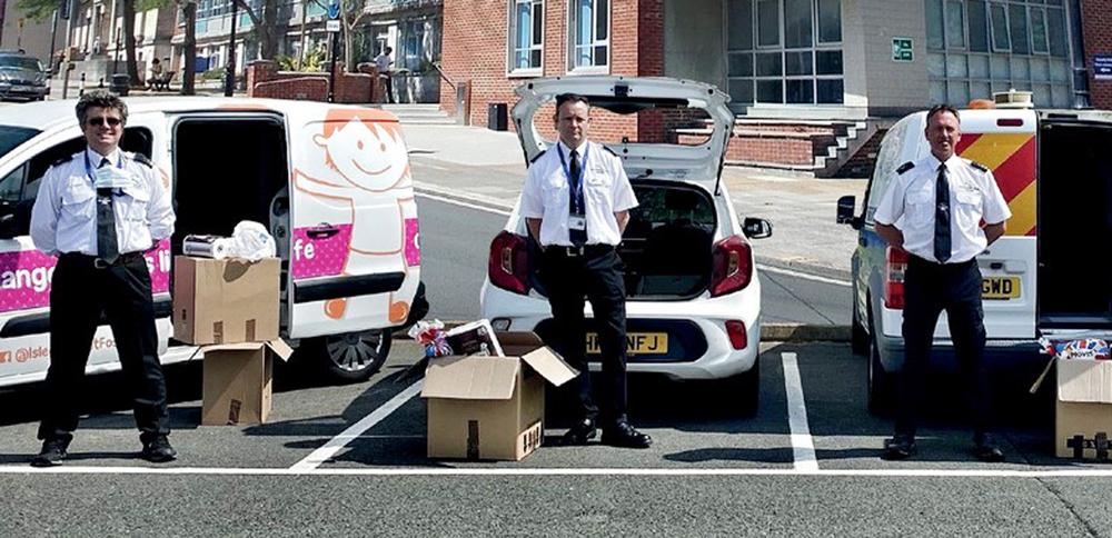 PARKING TEAM ON THE FRONT LINE OF CORONAVIRUS RESPONSE